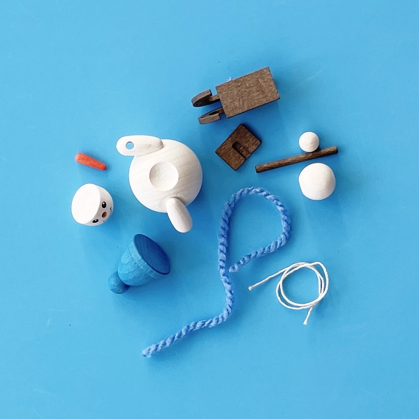 Little Wooden Snowman Kit - Image 7
